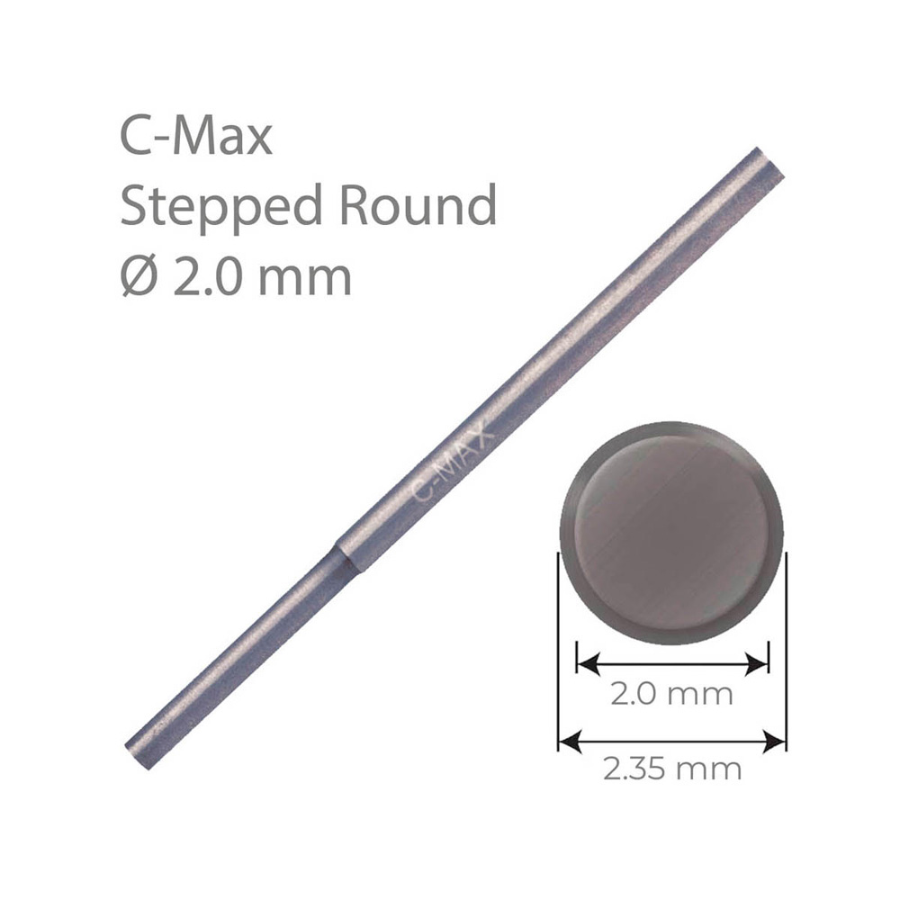 C-MAX® STEGADE RUNDA ÄMNEN, RUNT GRAVERSTICKELÄMNE Ø 2,0 MM VERKTYGSSP