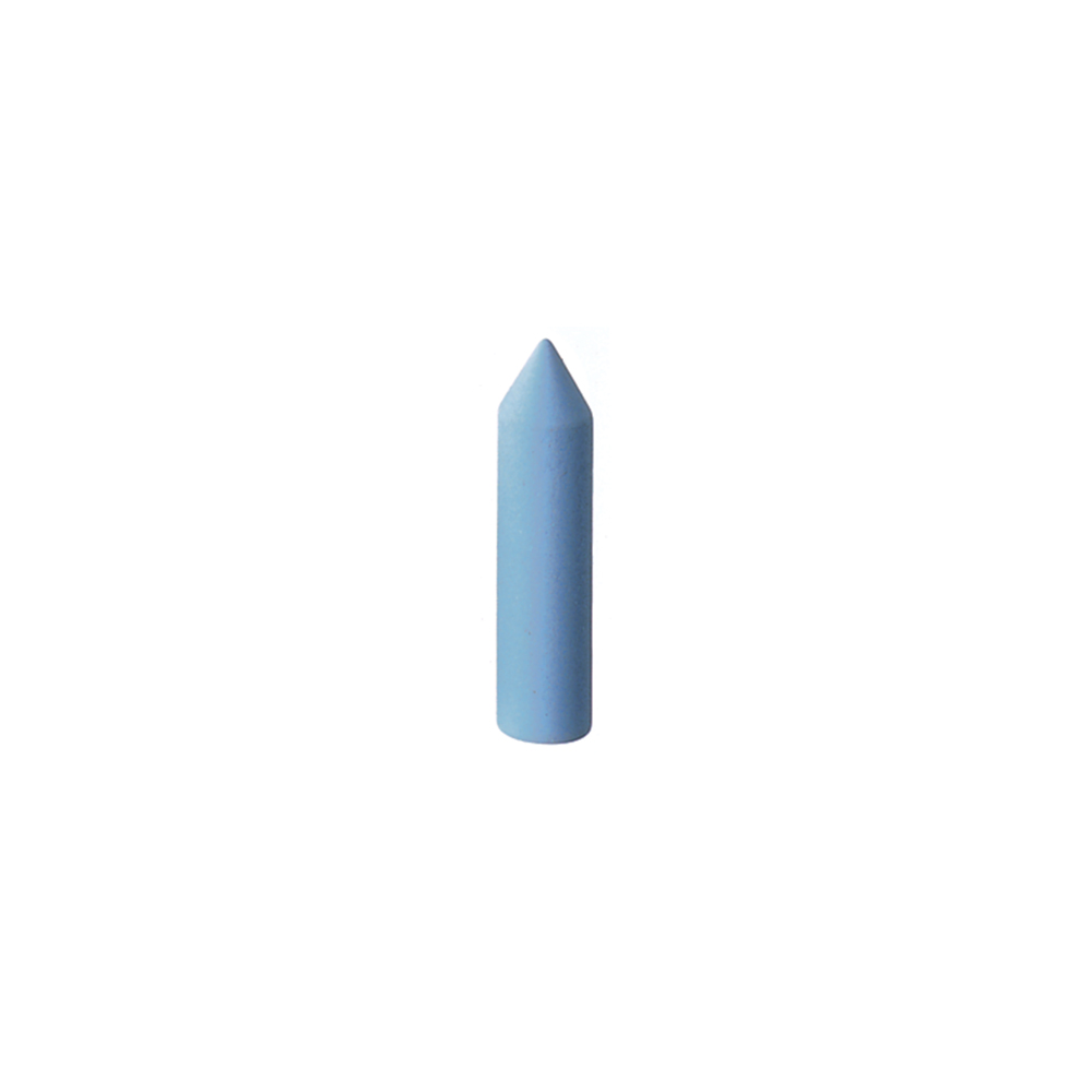 SILIKONGUMMI POLERARE CYLINDER SPETS 9687P FIN BLÅ 6,0 MM