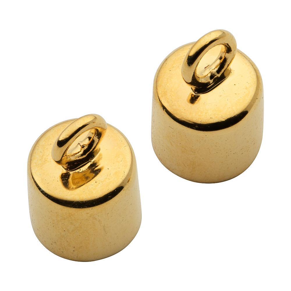 COLLIELÅS MAGNET FÖRGYLLT SILVER CYLINDRISKT 6 X 10 MM