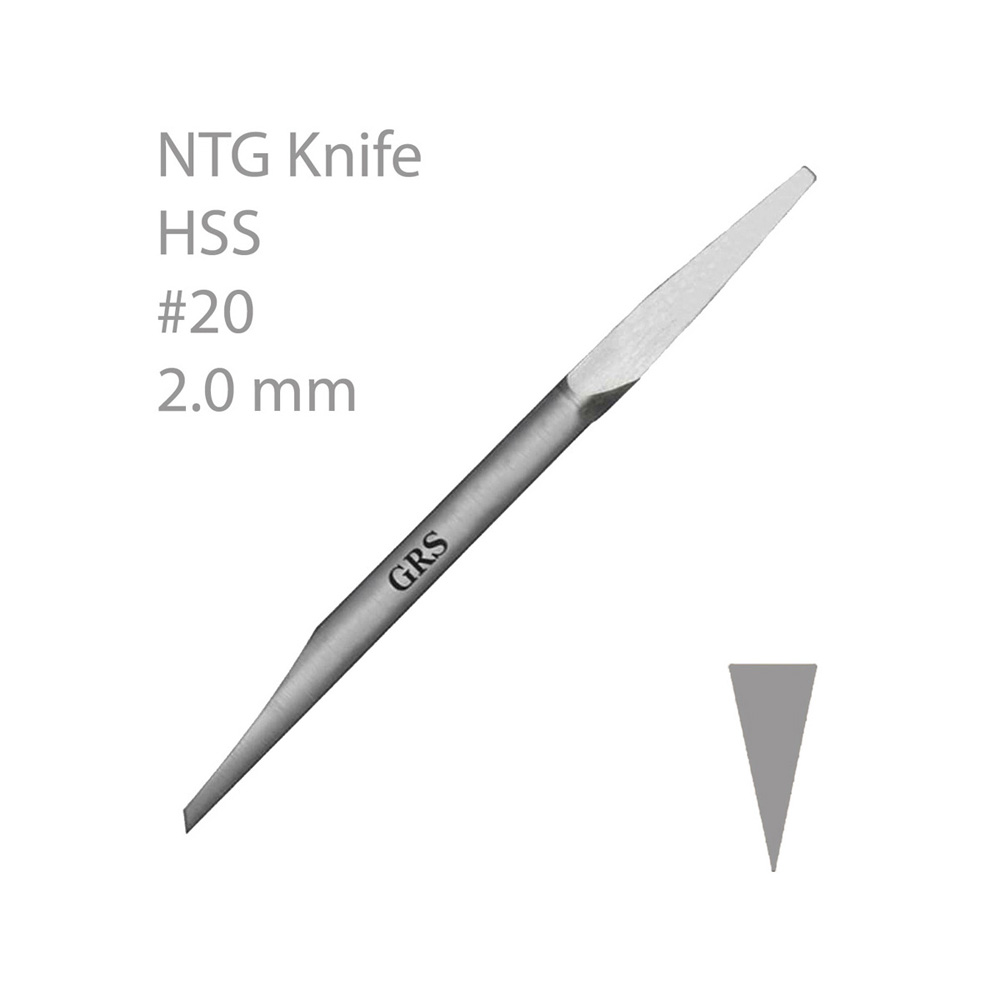 NYA TRADITIONELLA GRAVYRSTICKLAR (NTG), GRS, KNIV, HSS-STÅL. #20, 2.0