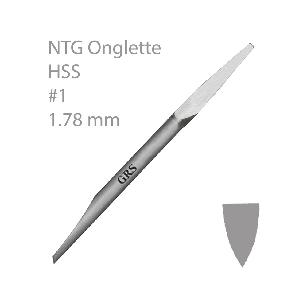 NYA TRADITIONELLA GRAVYRSTICKLAR (NTG), GRS, SPETS, HSS-STÅL. #1, 1.78