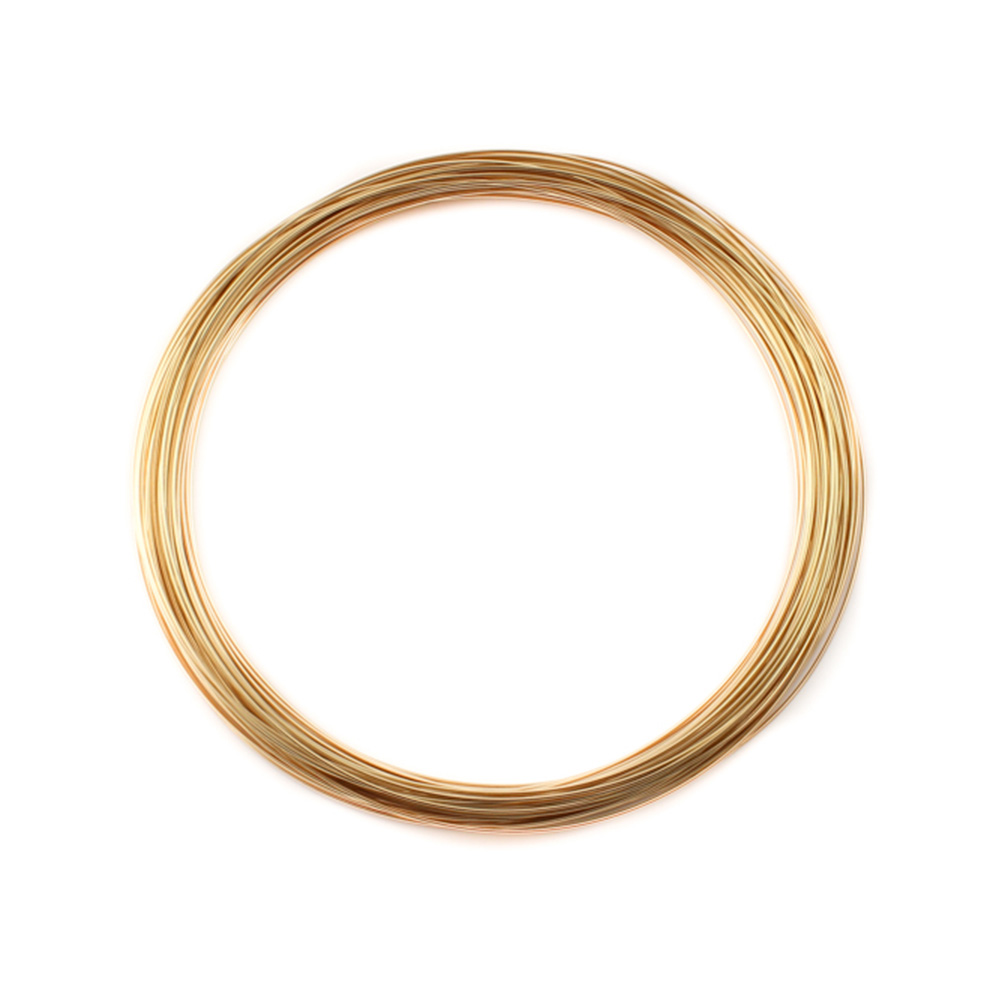 18K LJUS TRÅD 0,2 MM