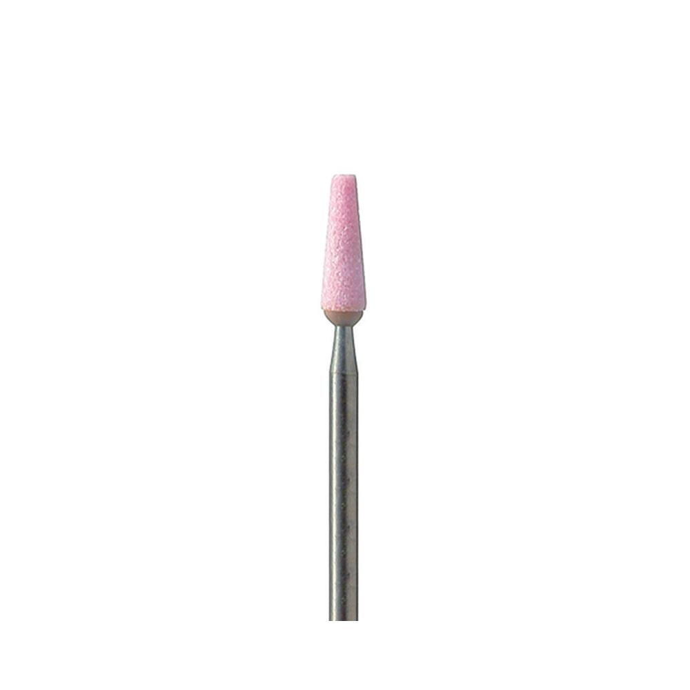 SLIPSTIFT KARBORUNDUM KONISK RAK 733 HÅRD ROSA 3,5 MM