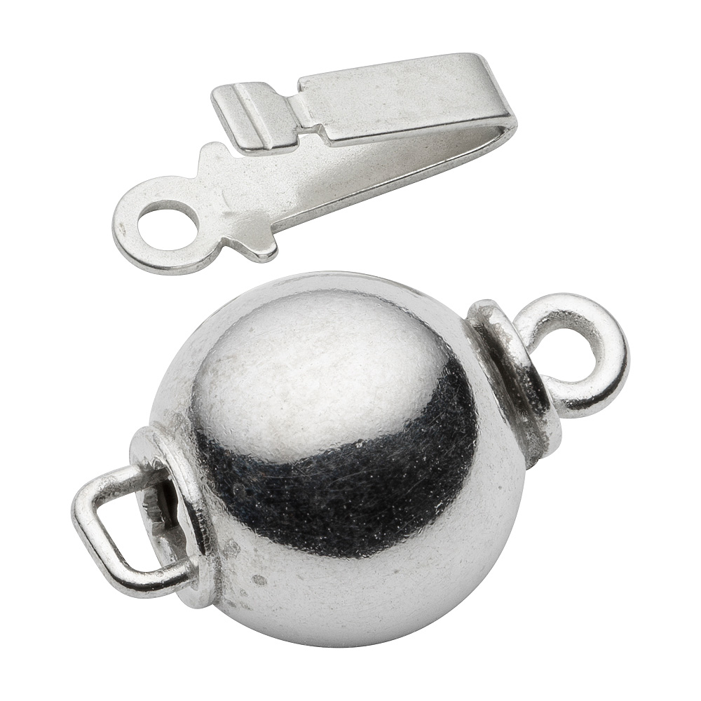 COLLIELÅS RUNT SILVER 8 MM